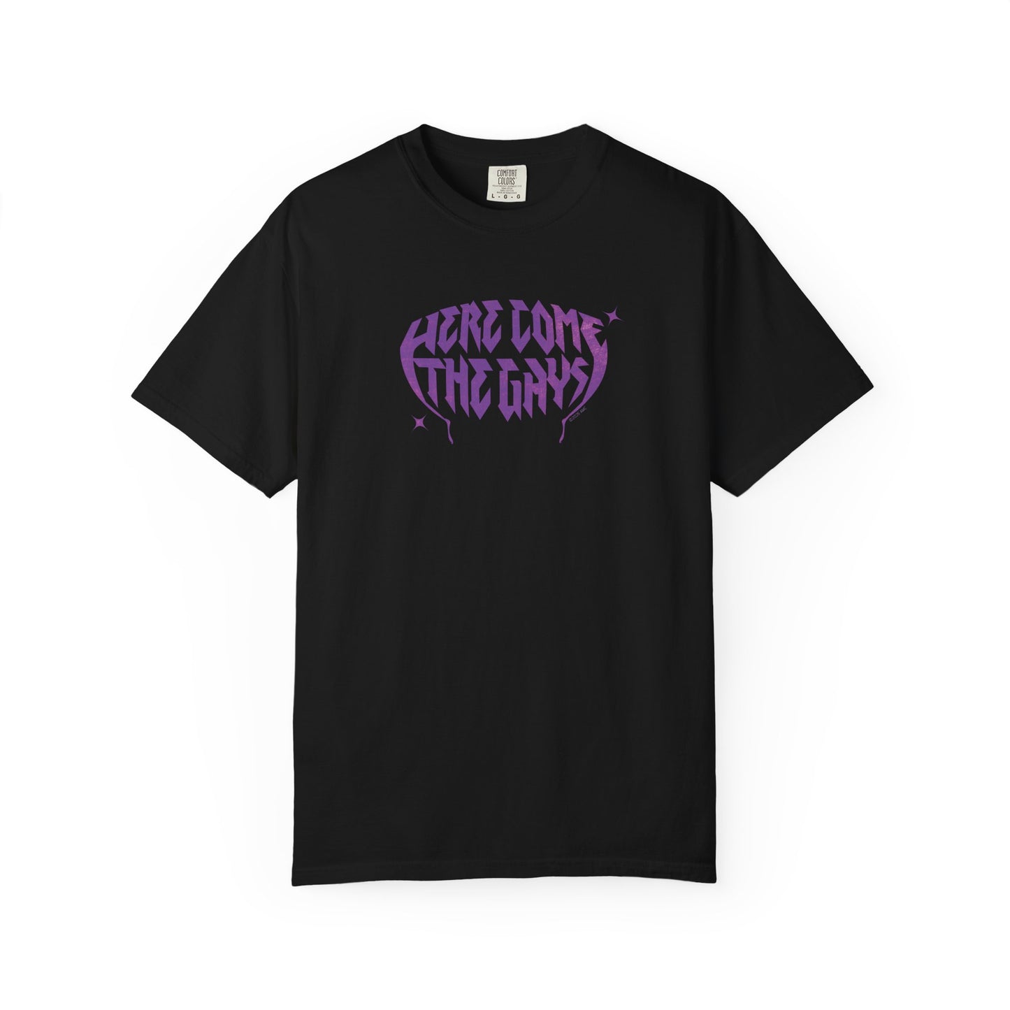 The Vampire Lestat Here Come the Gays Pride T-shirt Purple