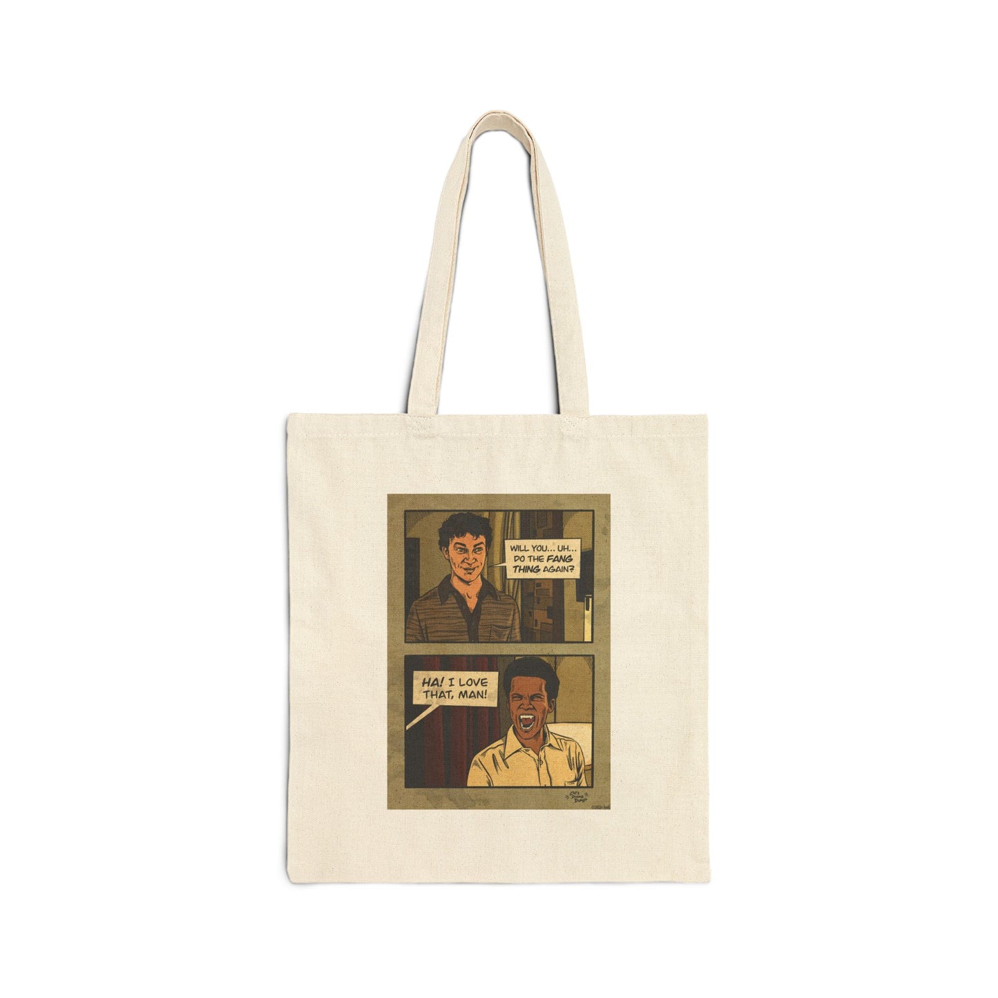 x Cat’s Doodle Dump Fang Thing Cotton Tote Bag