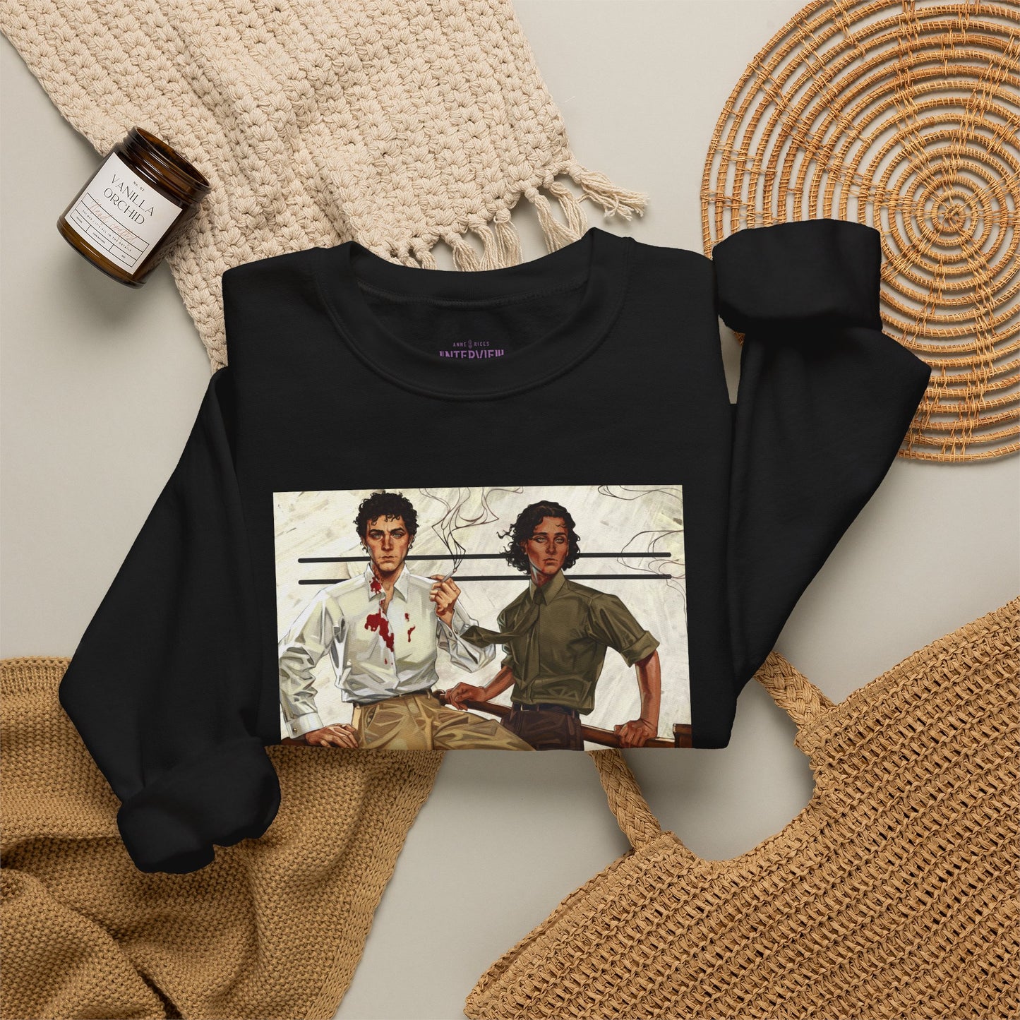 Interview With The Vampire x Zara H Art Devil’s Minion Crewneck Sweatshirt