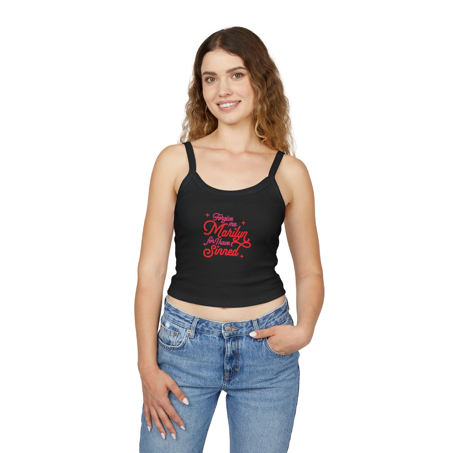 Forbidden Fruits Forgive Me Marilyn Bella Canvas Spaghetti Strap Top
