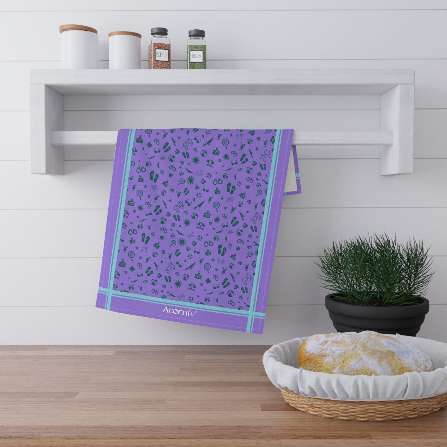Acorn TV Four Seasons Summer Tea Towel