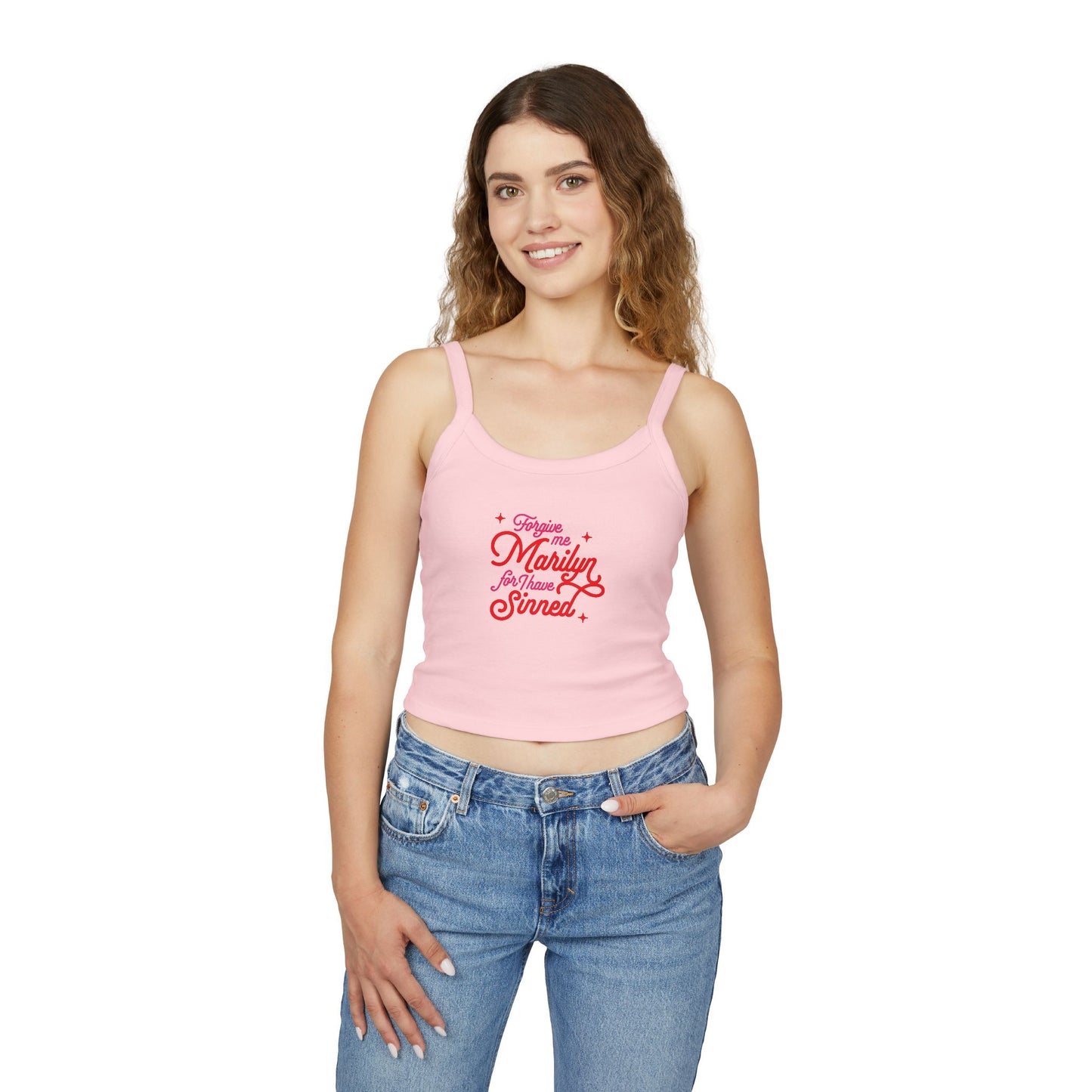 Forbidden Fruits Forgive Me Marilyn Bella Canvas Spaghetti Strap Top