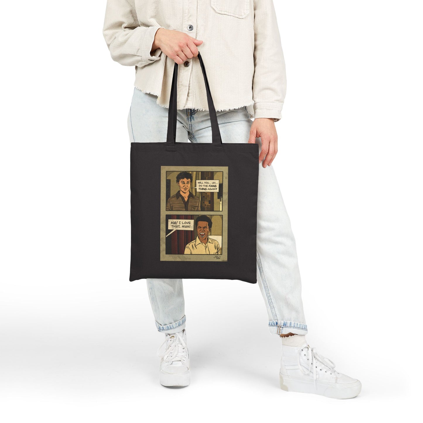 Interview With The Vampire x Cat’s Doodle Dump Fang Thing Cotton Tote Bag