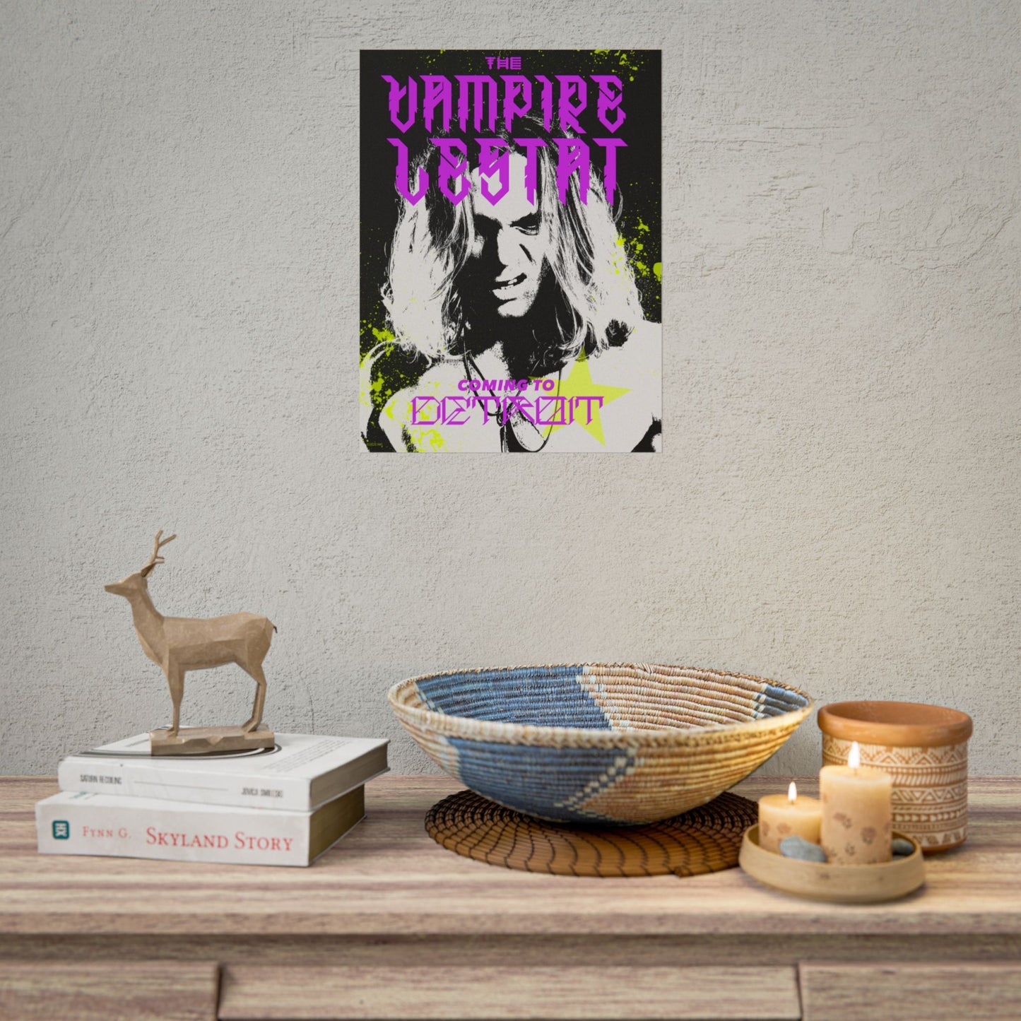 The Vampire Lestat Detroit Tour Stop Poster