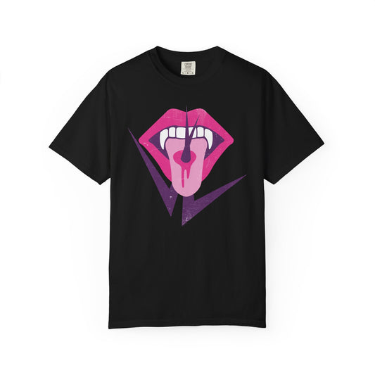 The Vampire Lestat Tongue and Fangs Logo T Shirt