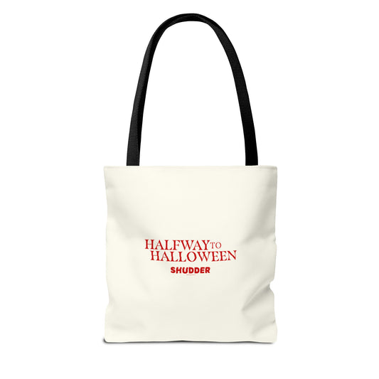 Halfway to Halloween Fear Is In Bloom Graphic Tote