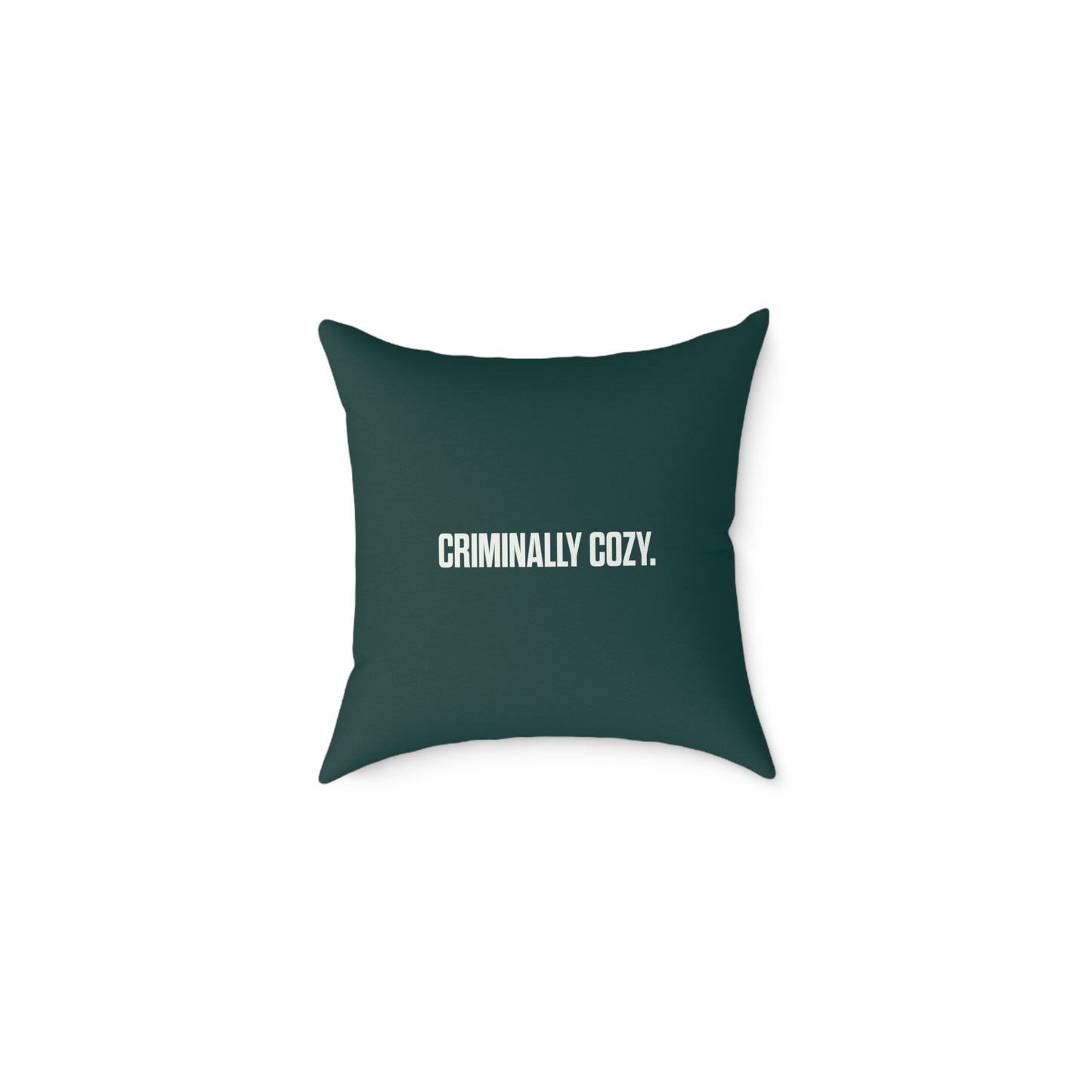 AcornTV Criminally Cozy Tea Pattern Throw Pillow