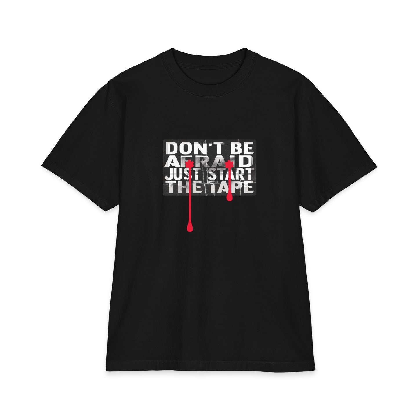 Interview With The Vampire "Don't Be Afraid, Just Start the Tape" Heavyweight Boxy T-Shirt
