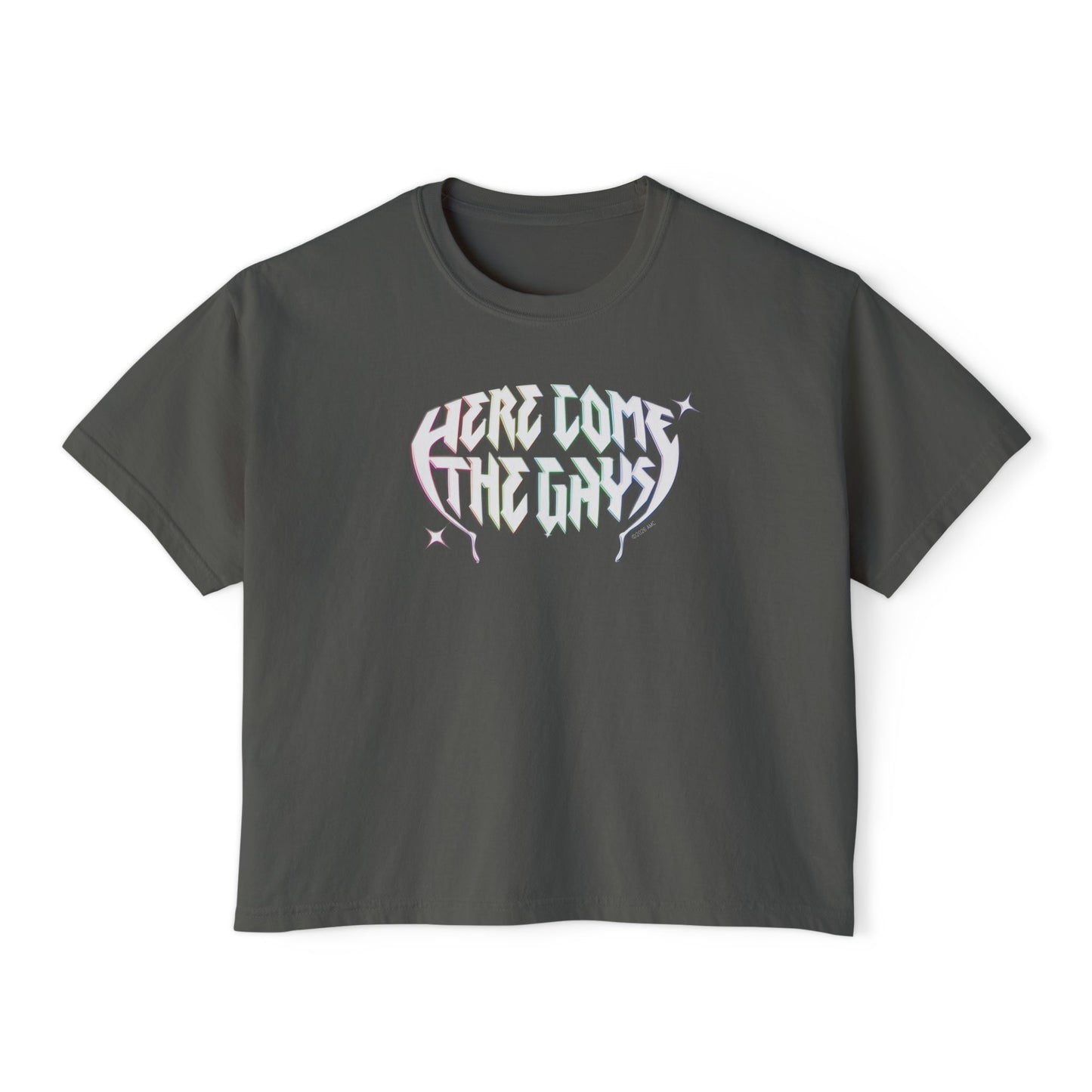 The Vampire Lestat Here Come the Gays Pride Boxy Tee Rainbow