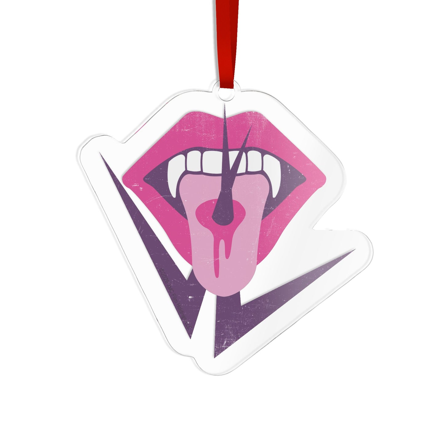The Vampire Lestat Tongue and Fangs Acrylic Ornament