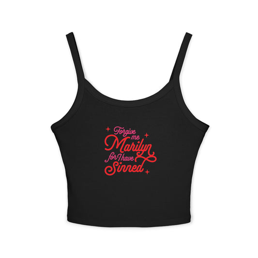 Forbidden Fruits Forgive Me Marilyn Bella Canvas Spaghetti Strap Top