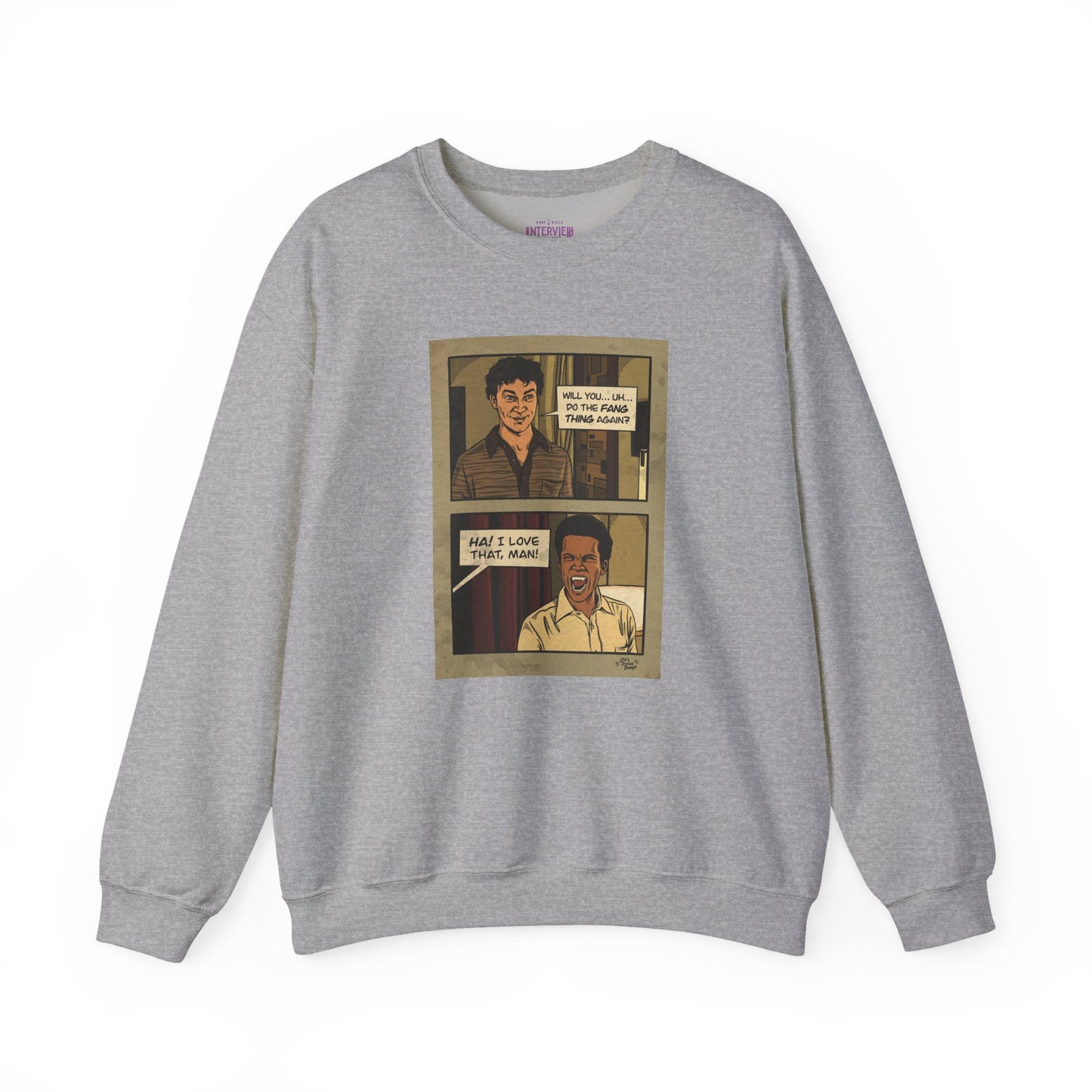 Interview With The Vampire x Cat’s Doodle Dump Fang Thing Crewneck Sweatshirt