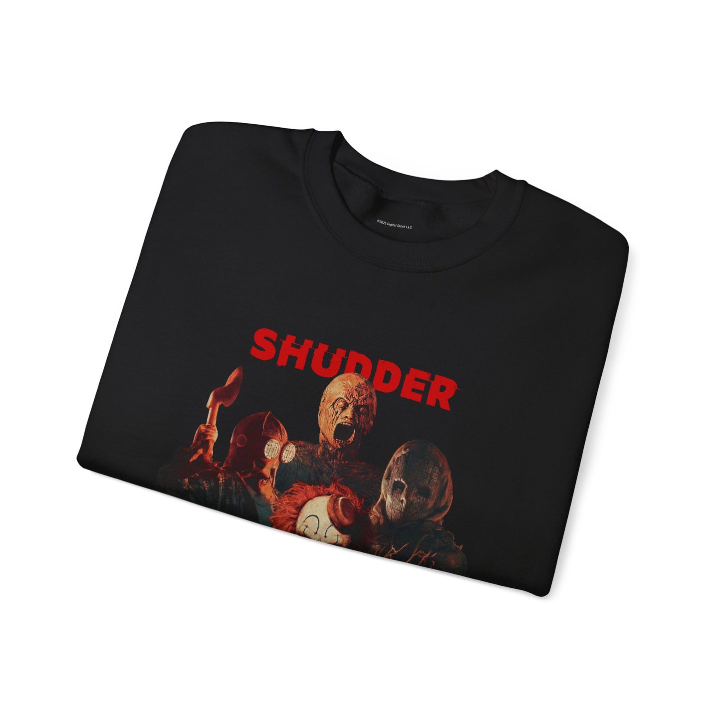 Shudder Villains Mashup Crewneck Sweatshirt
