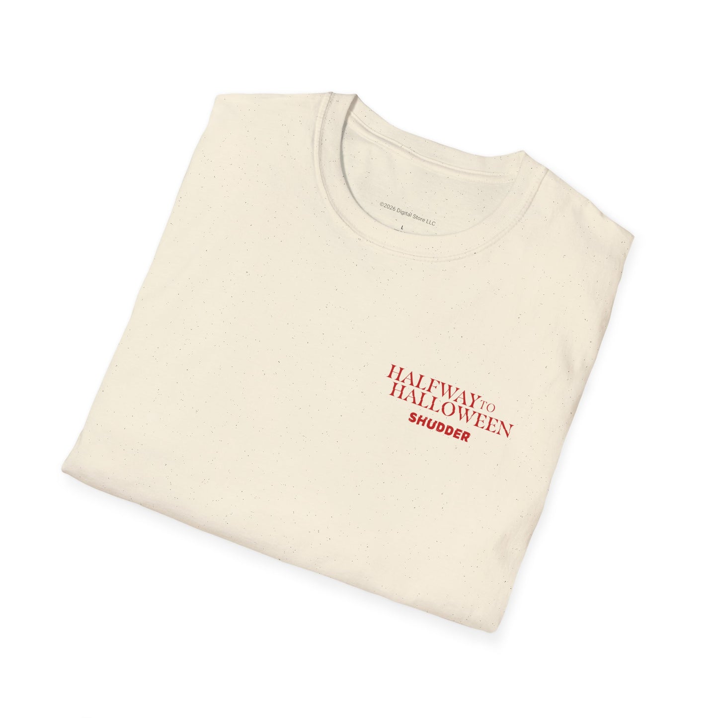 Shudder Halfway to Halloween Lawnmower Unisex Softstyle T-Shirt