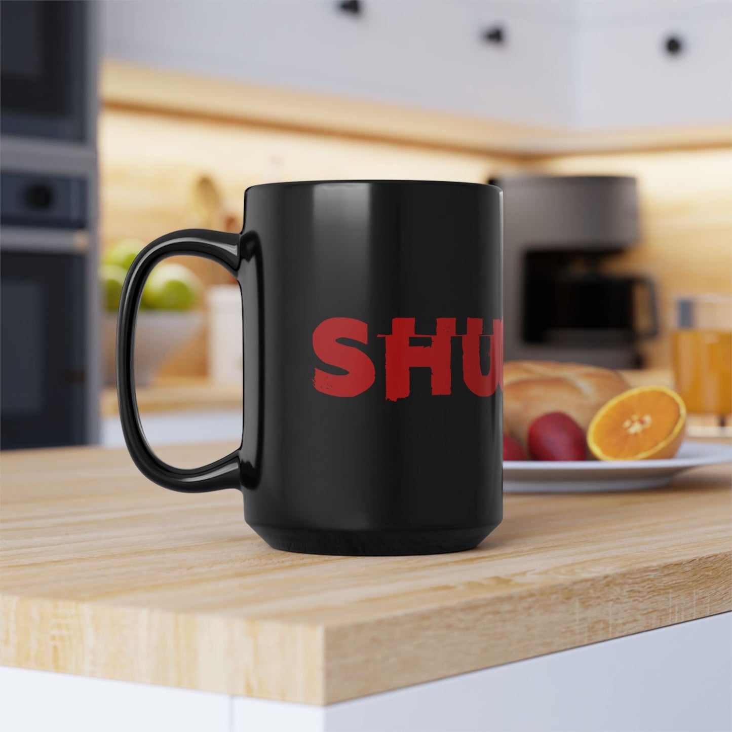 Shudder Logo Black Mug