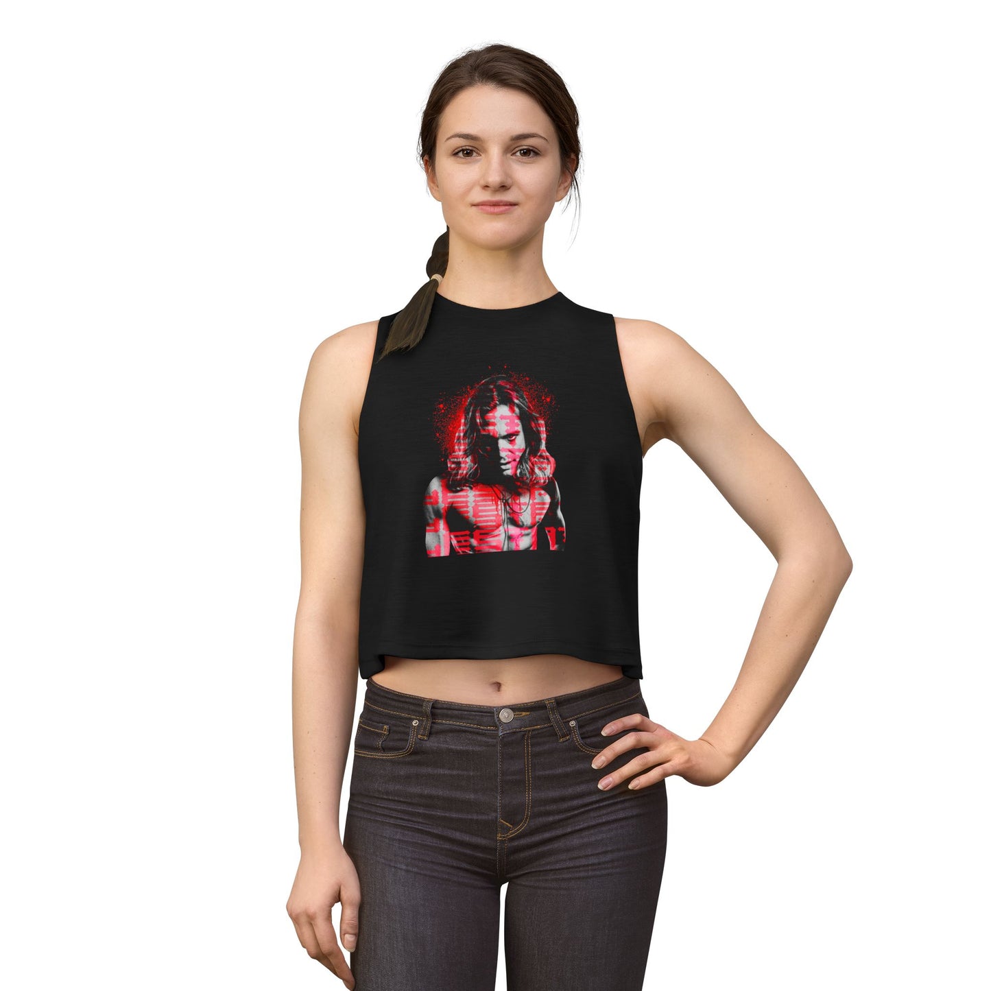 The Vampire Lestat Crimson Stare Crop Top