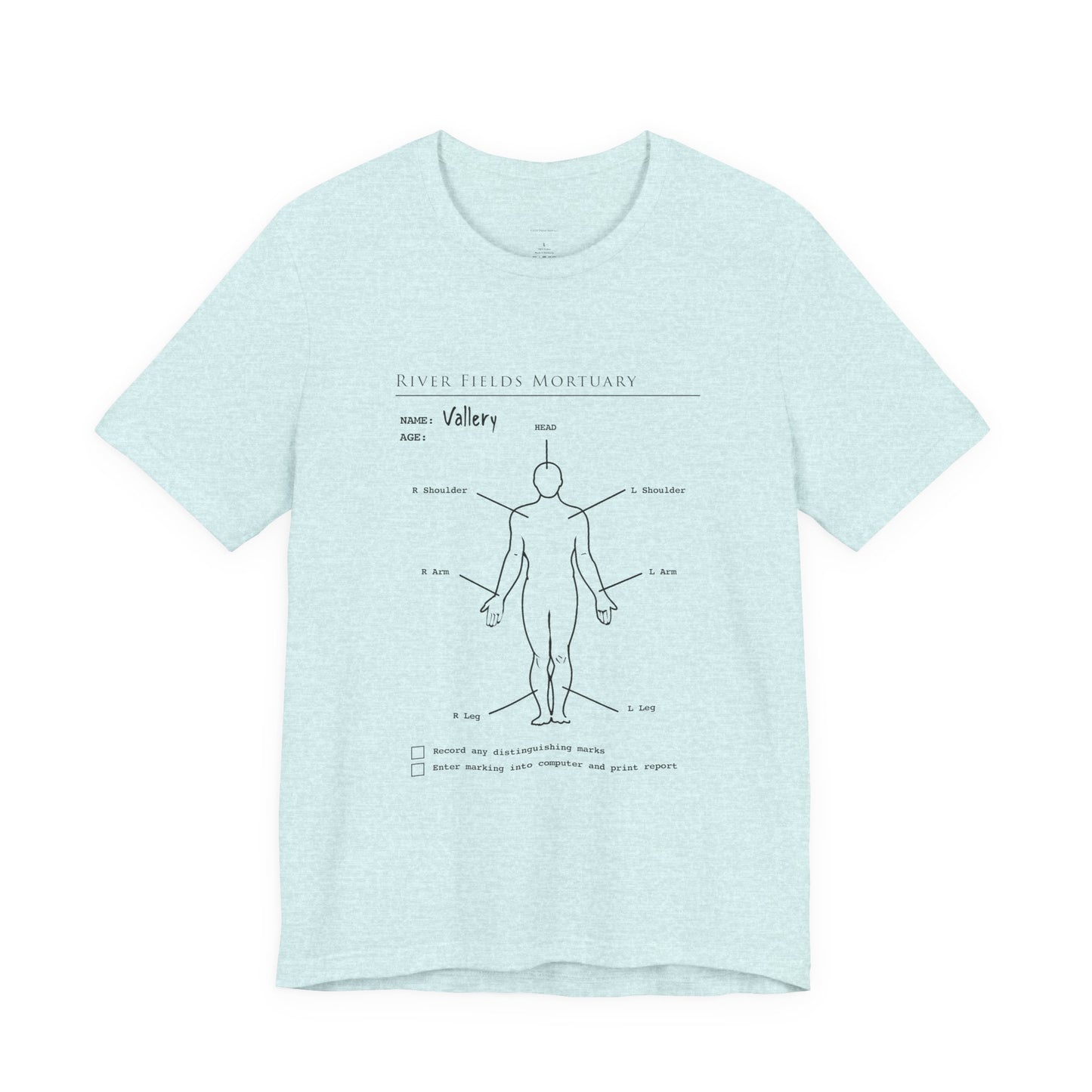 The Mortuary Assistant Clipboard Bella Canvas T-Shirt