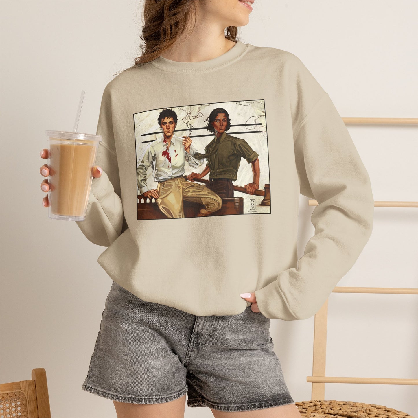 Interview With The Vampire x Zara H Art Devil’s Minion Crewneck Sweatshirt