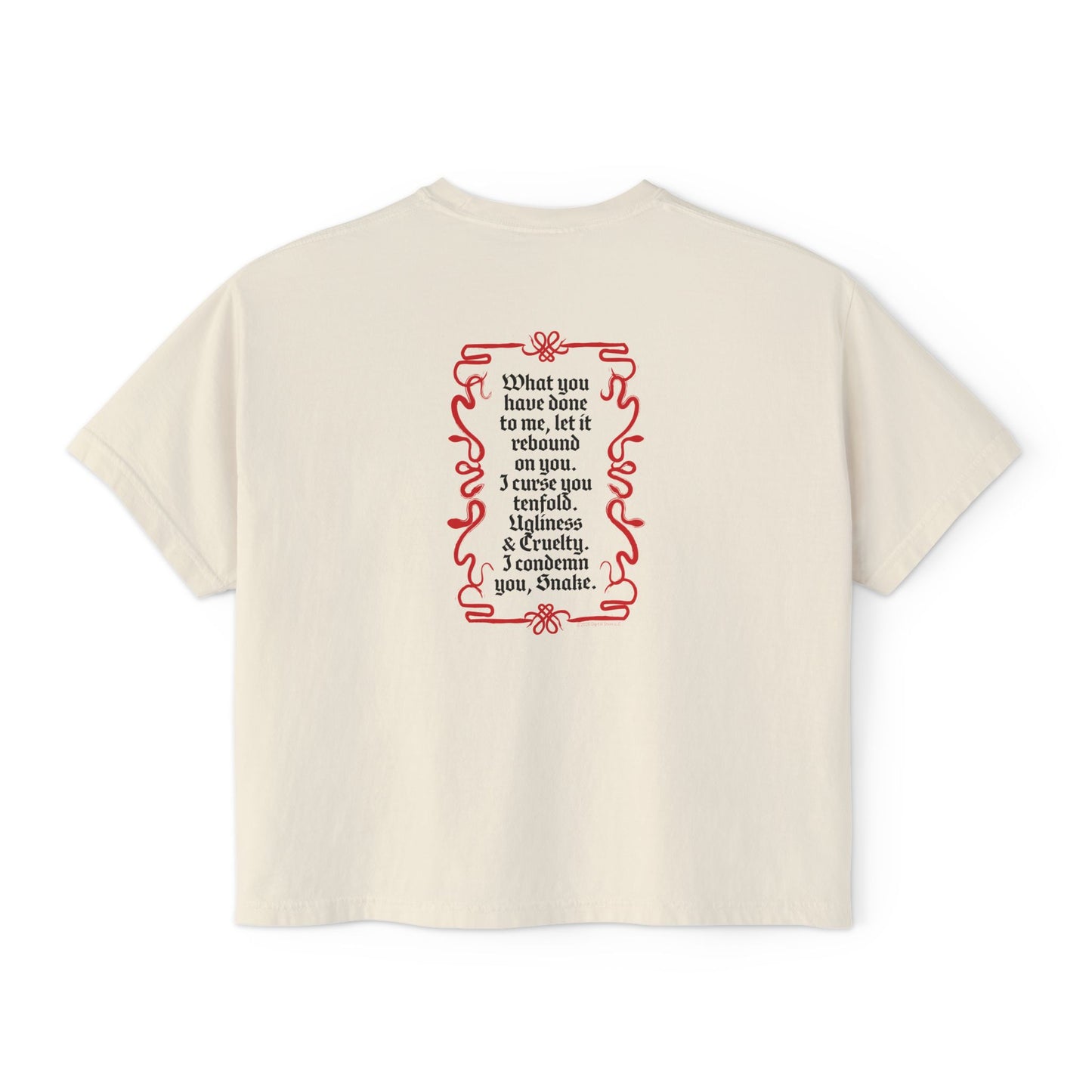 Forbidden Fruits Apple's Hex Boxy Tee