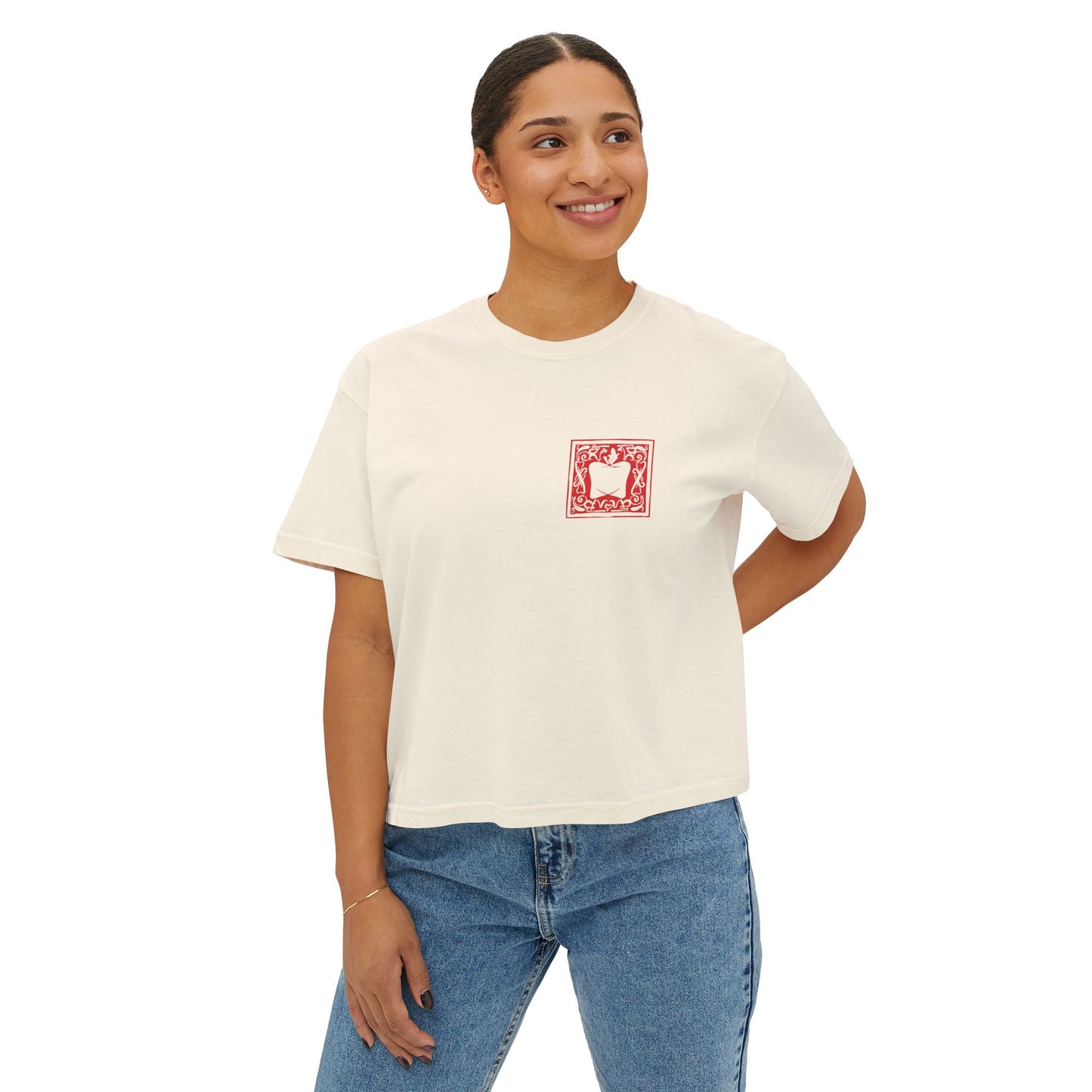 Forbidden Fruits Apple's Hex Boxy Tee