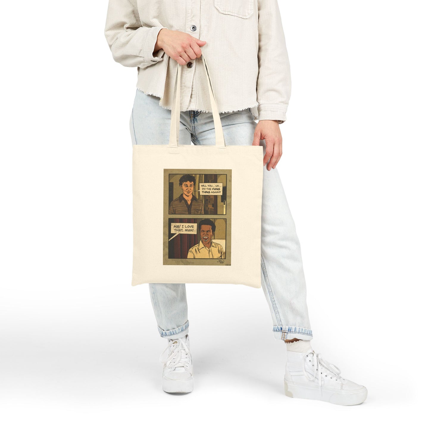 Interview With The Vampire x Cat’s Doodle Dump Fang Thing Cotton Tote Bag