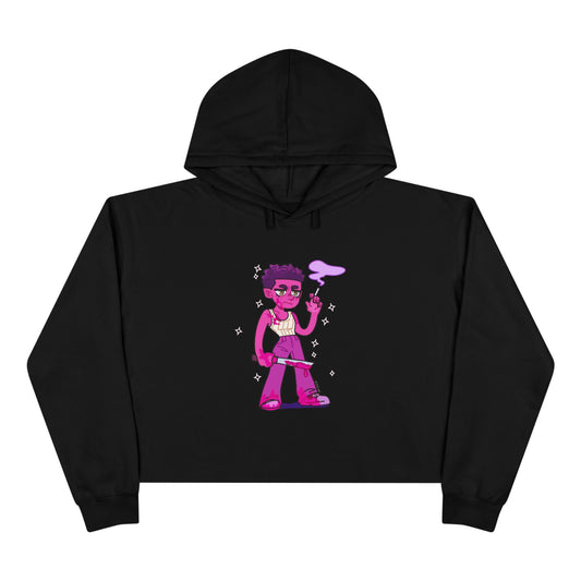 x Very Merry Mart Louis Crop Hoodie
