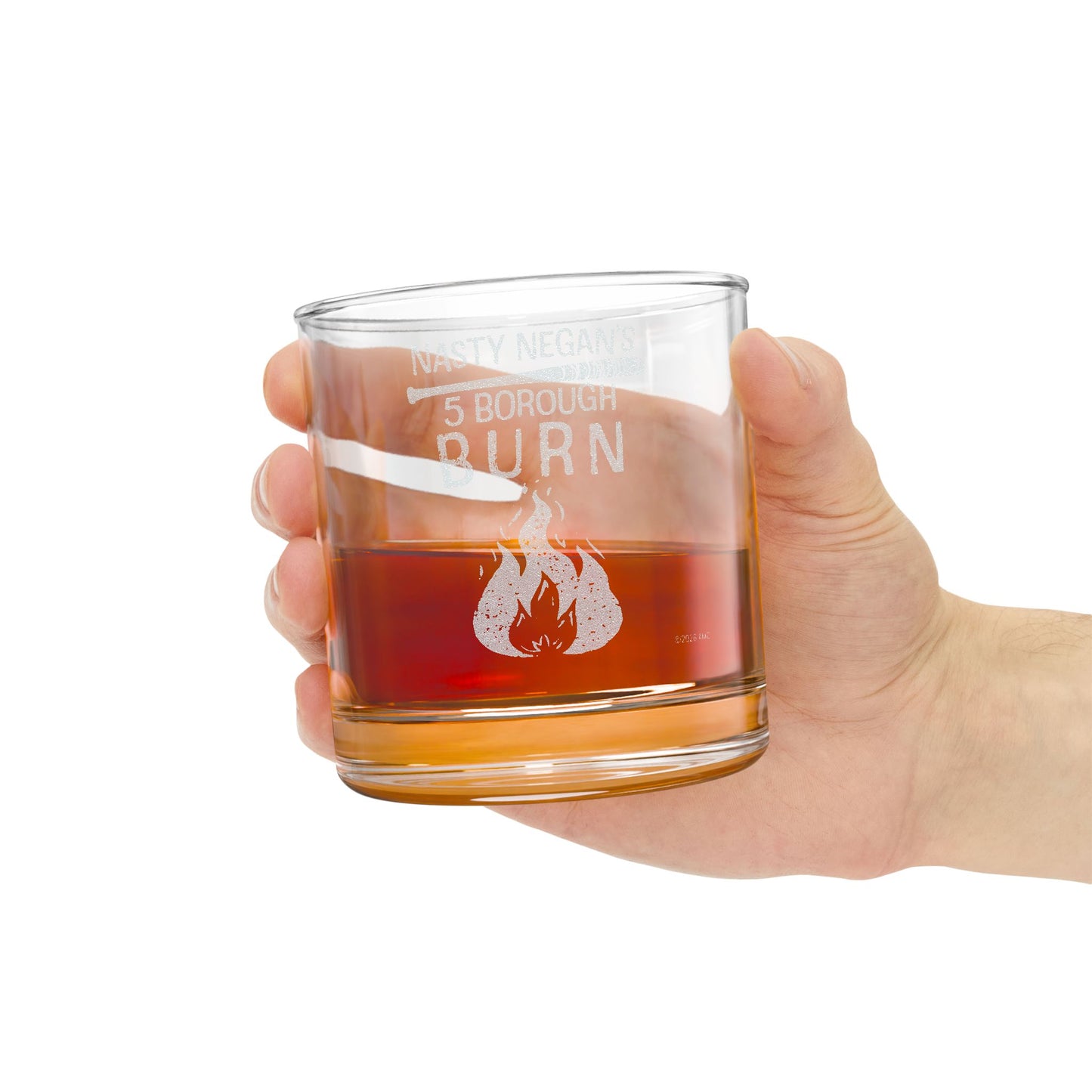 Dead City Negan's 5 Borough Burn Rocks Glass