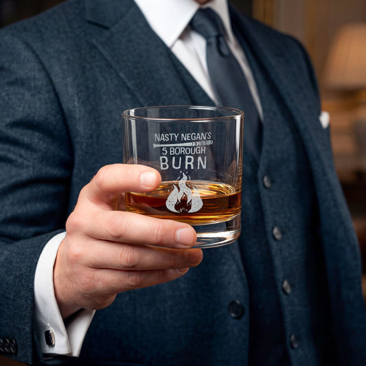 Dead City Negan's 5 Borough Burn Rocks Glass
