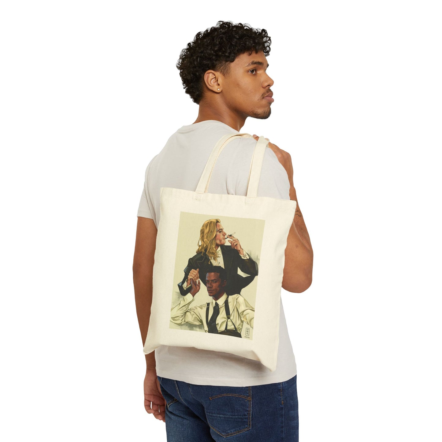 Interview With The Vampire x Zara H Art Loustat Cotton Tote Bag