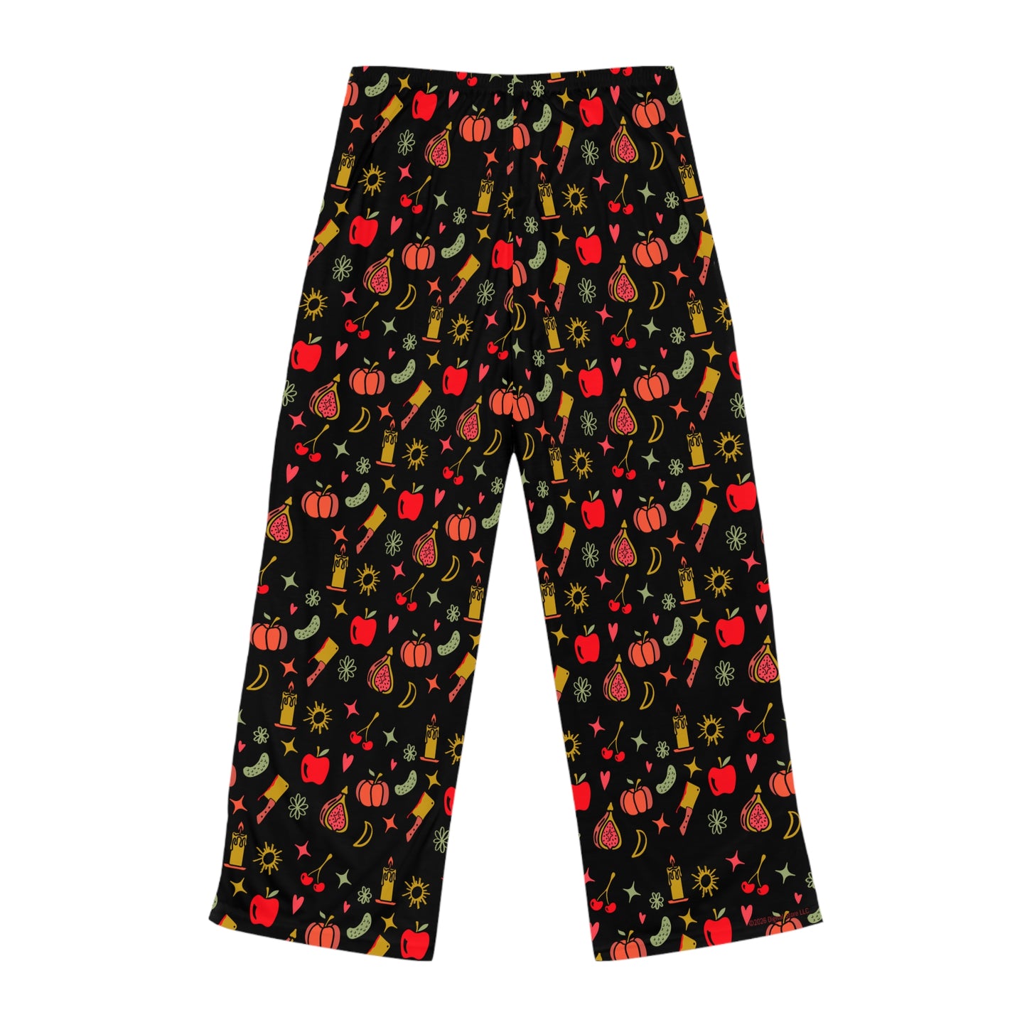 Forbidden Fruits Charms Black Pajama Pants