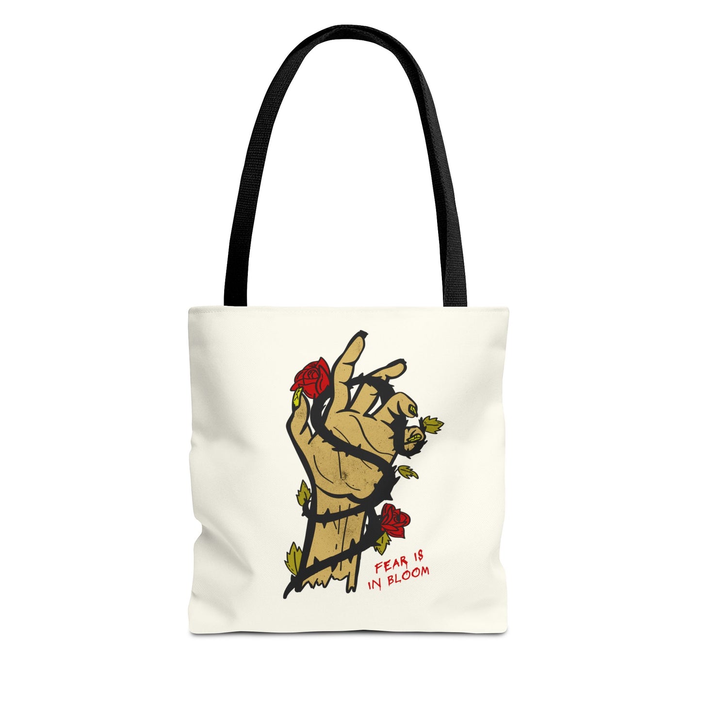 Halfway to Halloween Fear Is In Bloom Graphic Tote