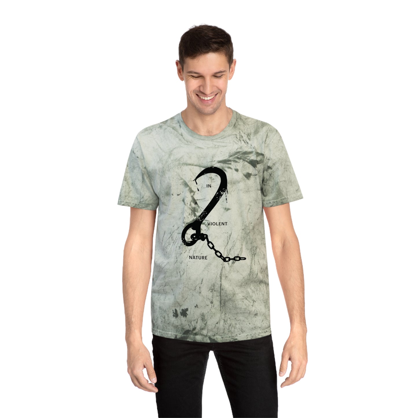 In a Violent Nature Hook Color Blasted T-Shirt