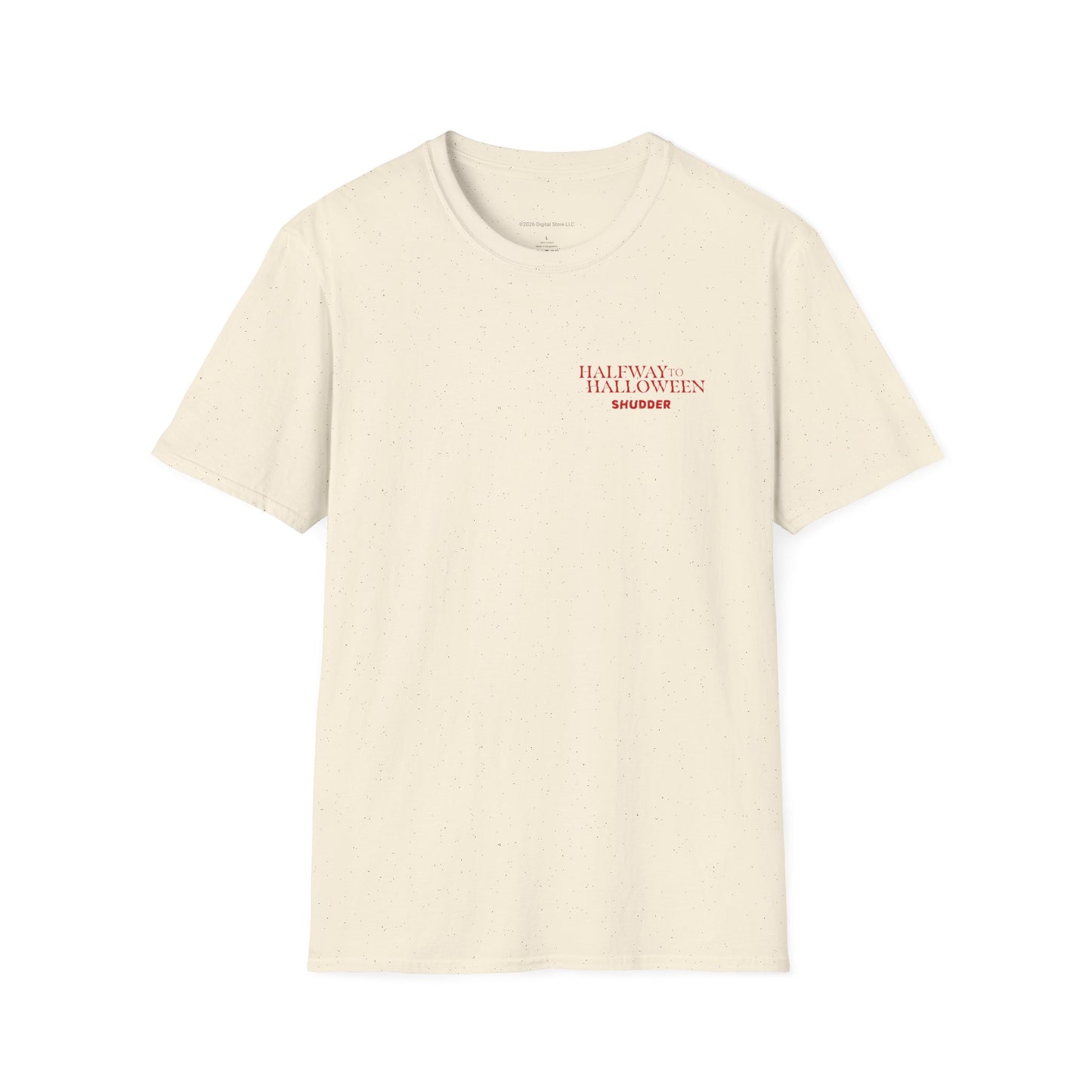 Shudder Halfway to Halloween Lawnmower Unisex Softstyle T-Shirt