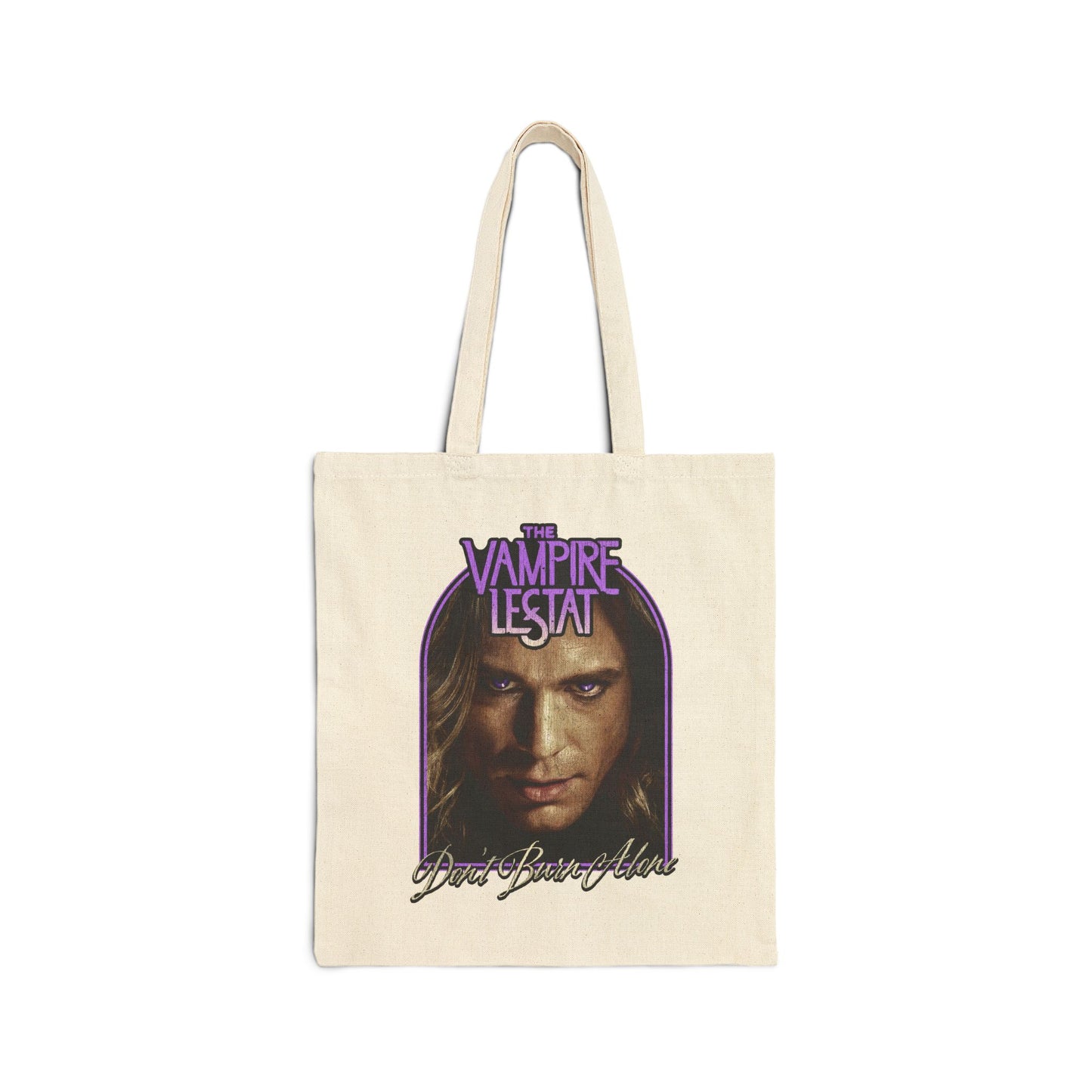 The Vampire Lestat Don't Burn Alone Cotton Canvas Tote Bag
