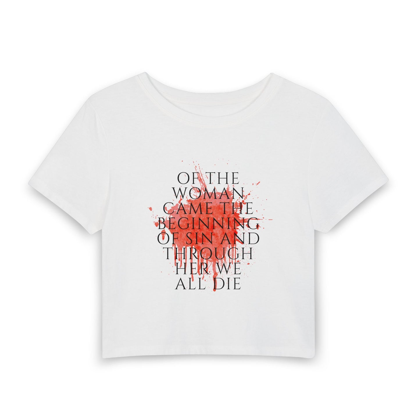 Forbidden Fruits Apple Bible Quote Baby Tee