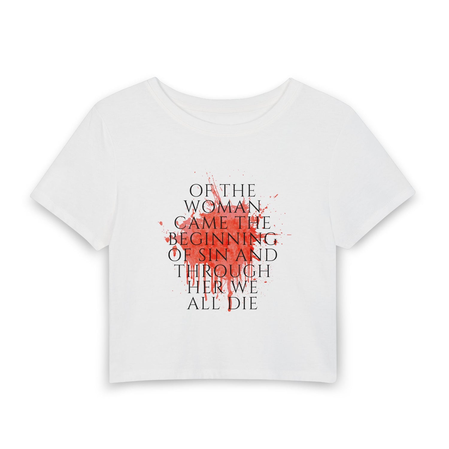 Forbidden Fruits Apple Bible Quote Baby Tee