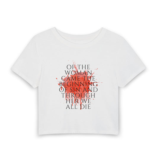 Forbidden Fruits Apple Bible Quote Baby Tee