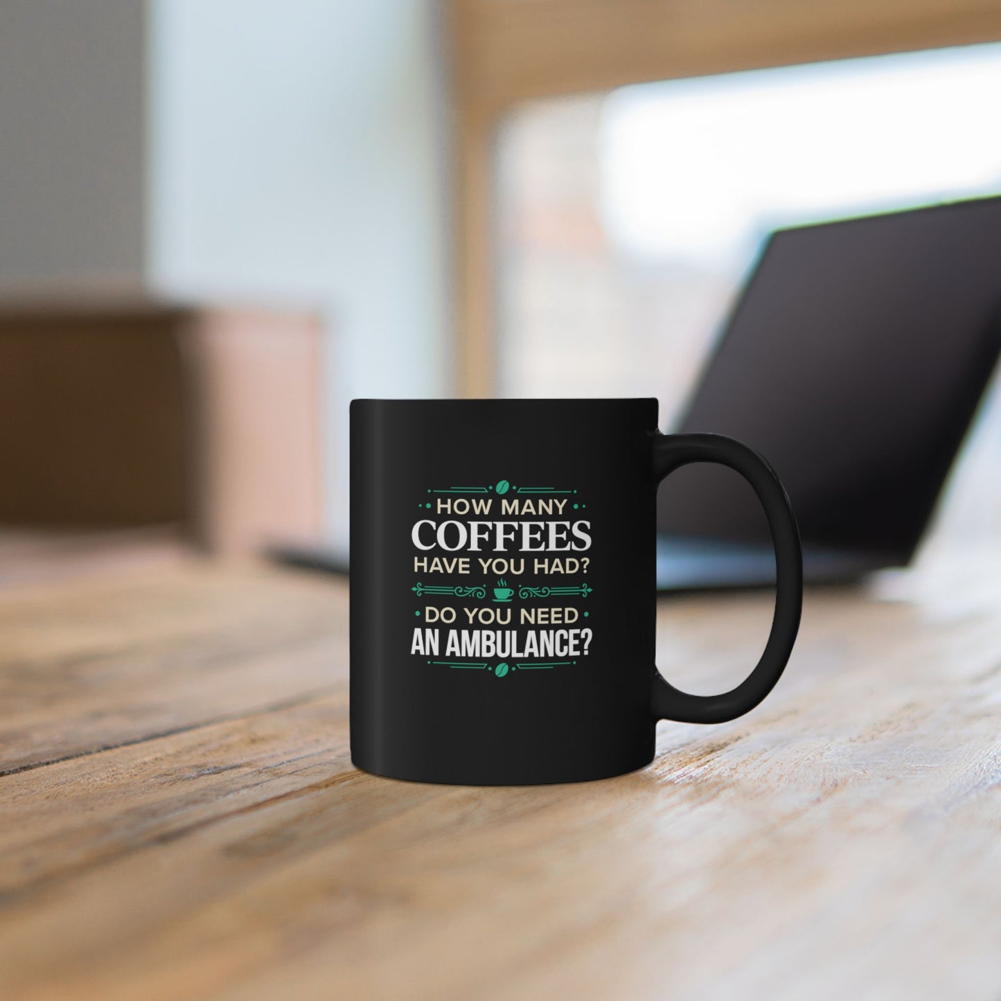 Irish Blood How Many Coffees 11oz Ceramic Mug