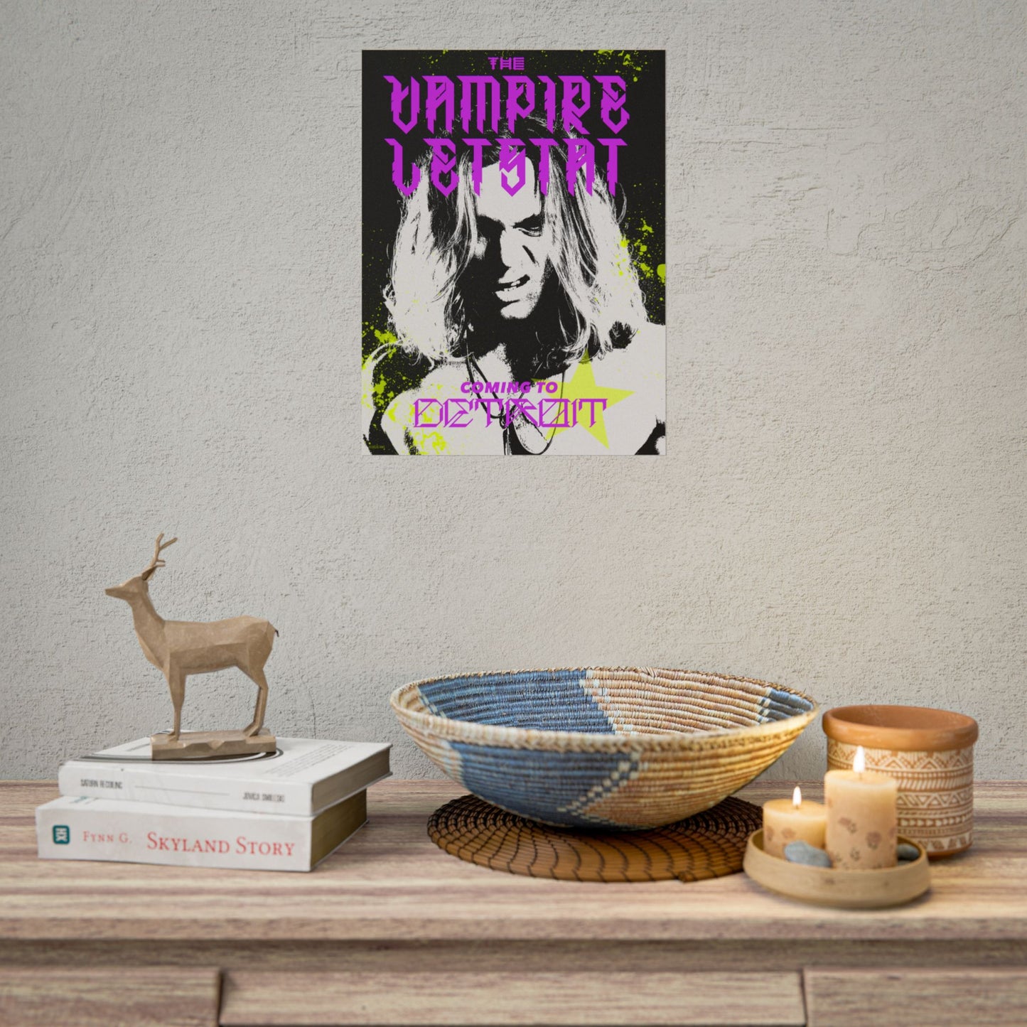 The Vampire Lestat Detroit Tour Stop Poster