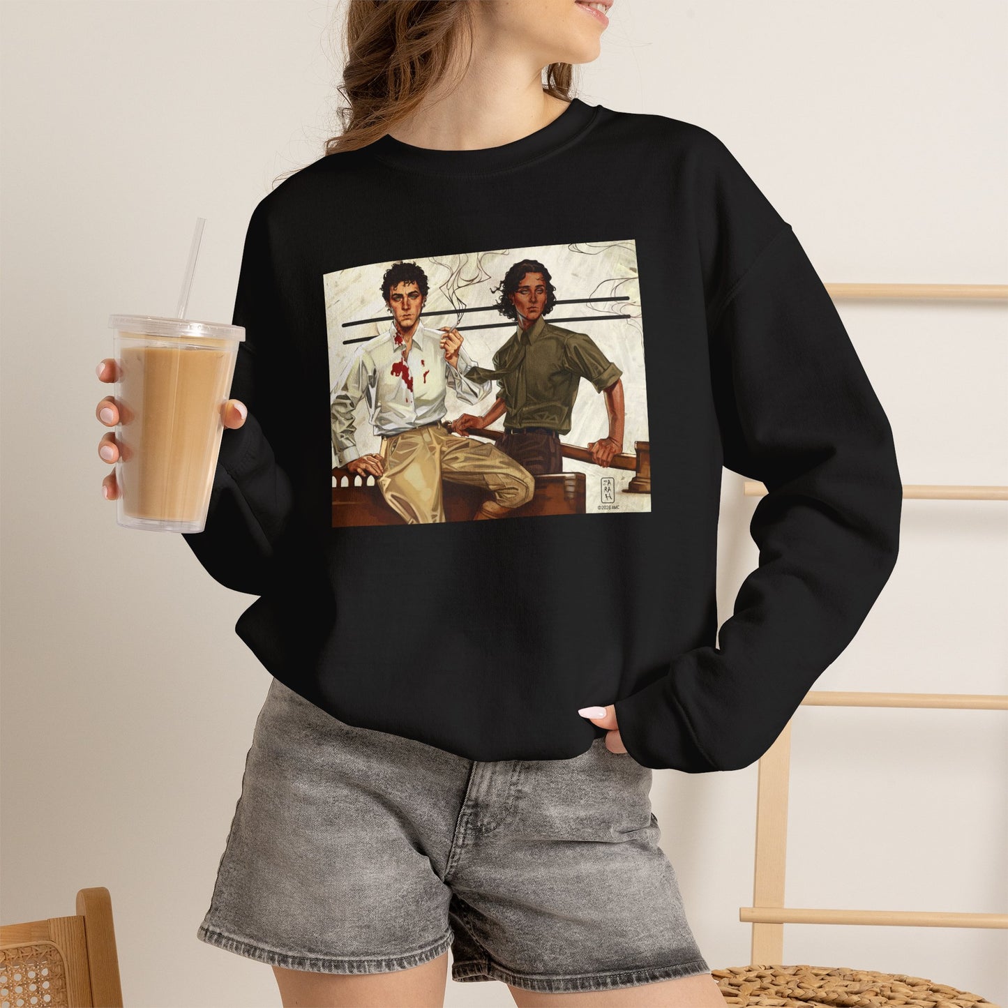 Interview With The Vampire x Zara H Art Devil’s Minion Crewneck Sweatshirt