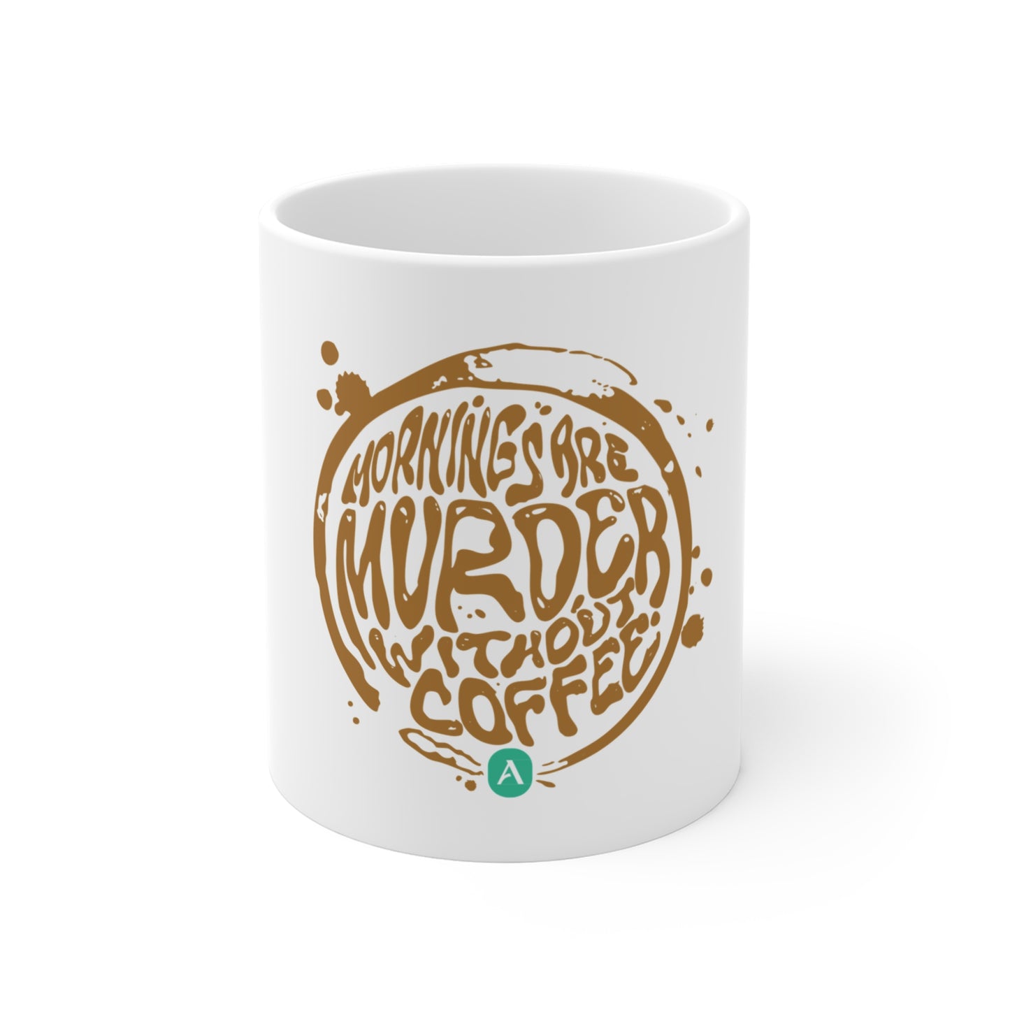 Acorn TV Monrings are Murder Without Coffee 11oz Mug