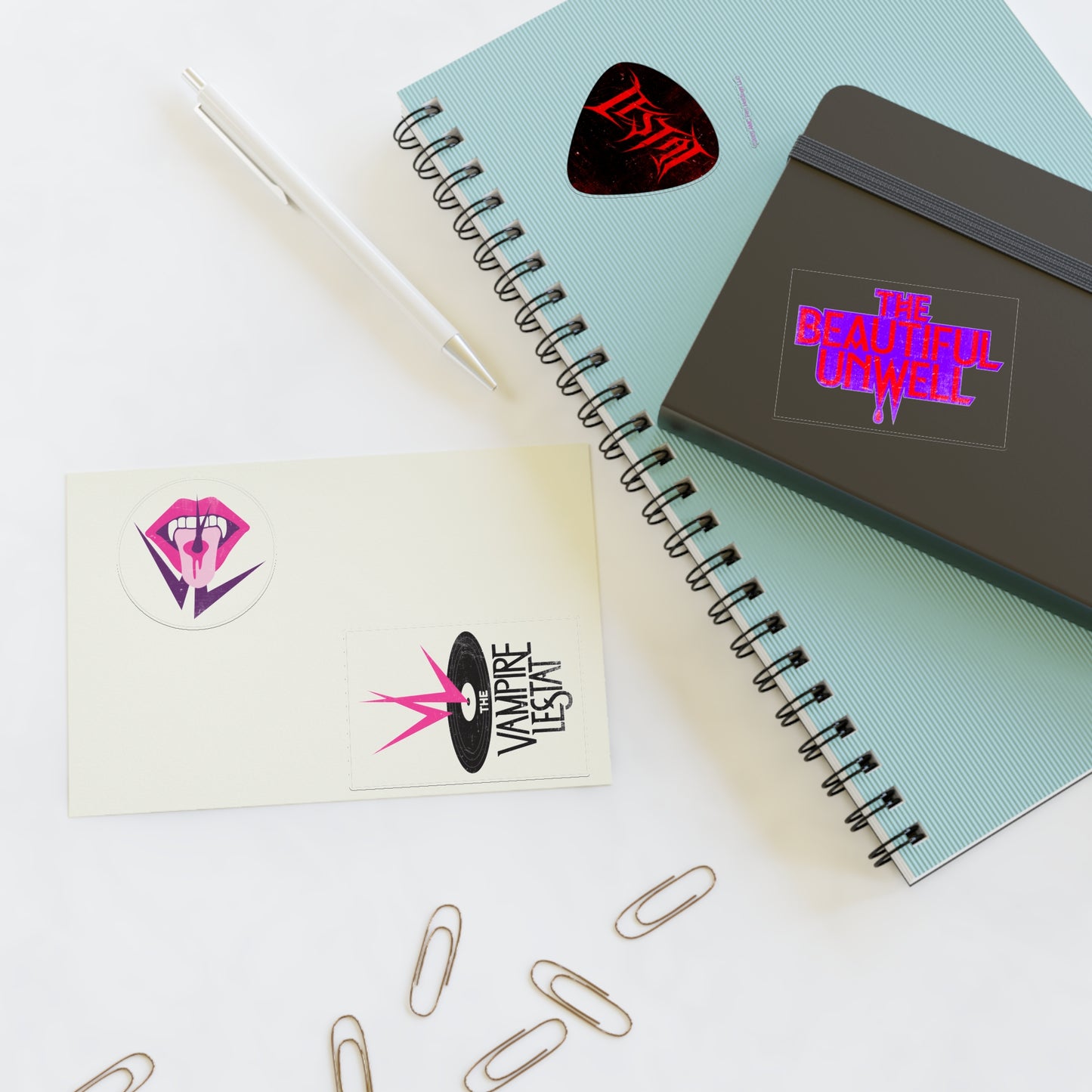 The Vampire Lestat Logo Die Cut Sticker Sheet