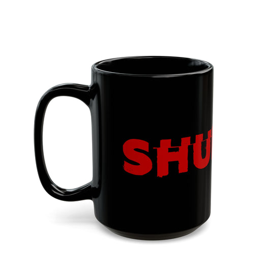 Shudder Logo Black Mug