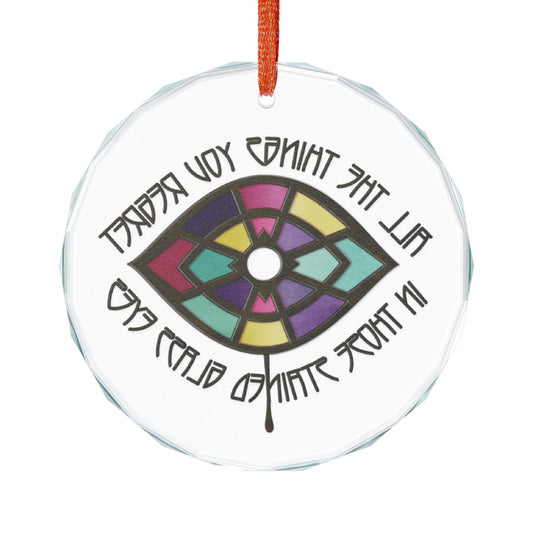The Vampire Lestat Stained Glass Eyes Glass Ornament