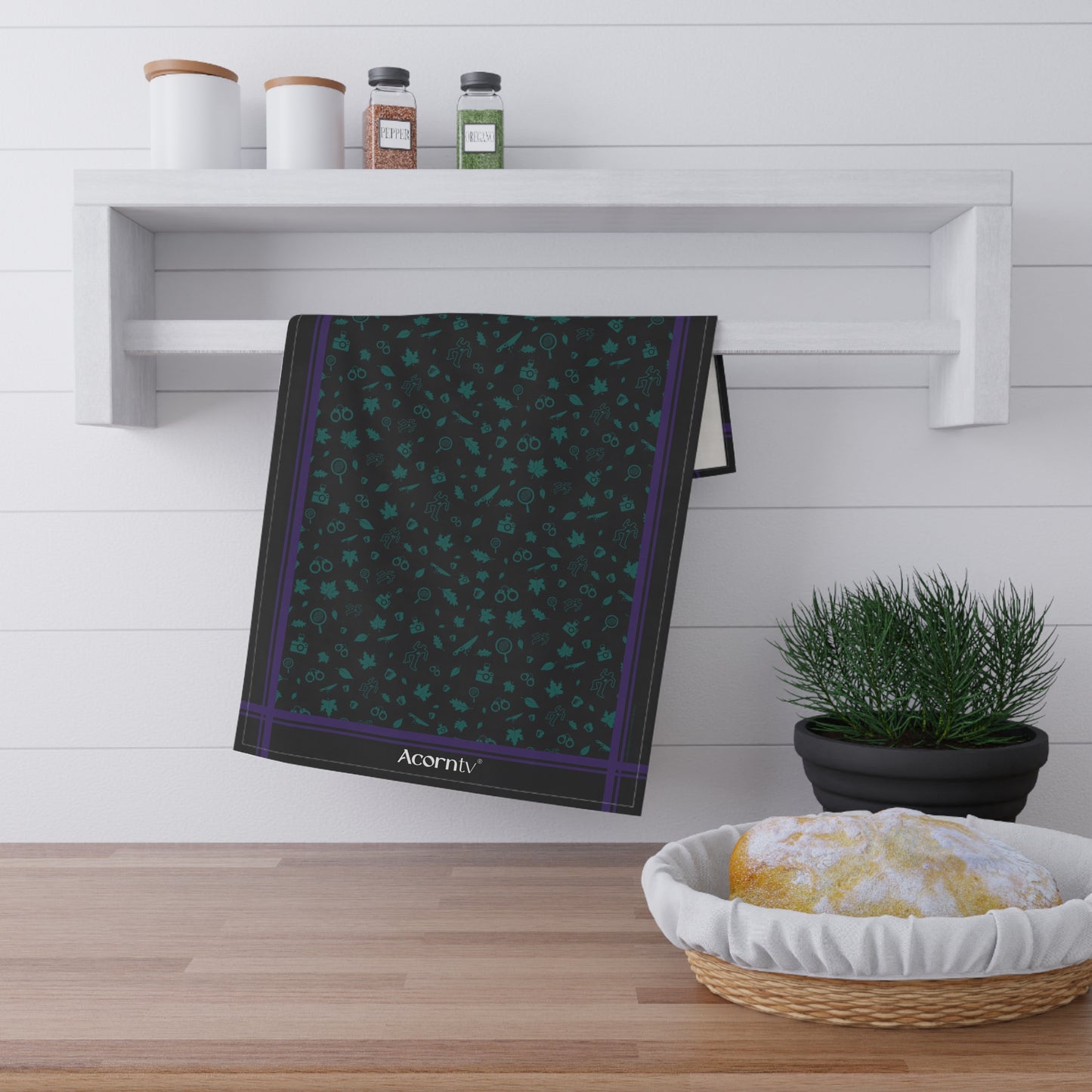 Acorn TV Four Seasons Fall Tea Towel