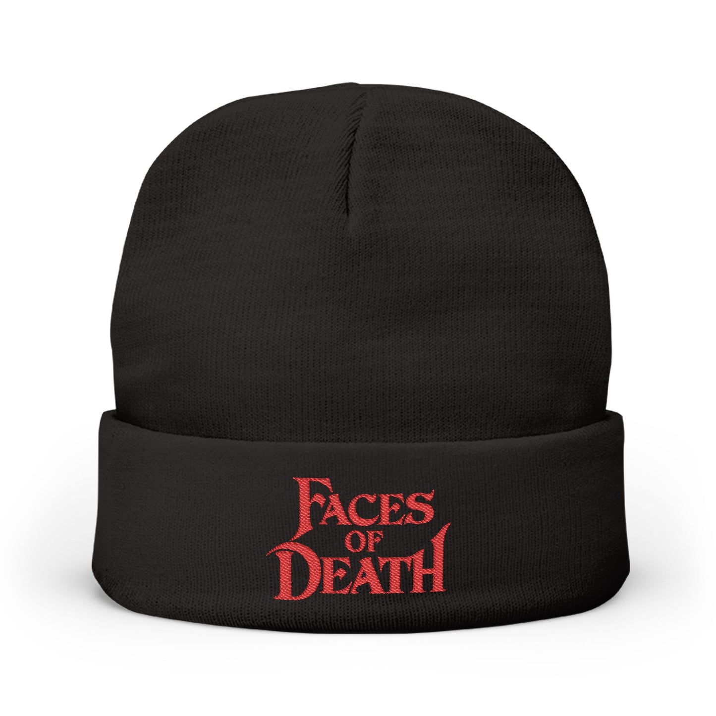 Faces of Death Embroidered Knit Beanie