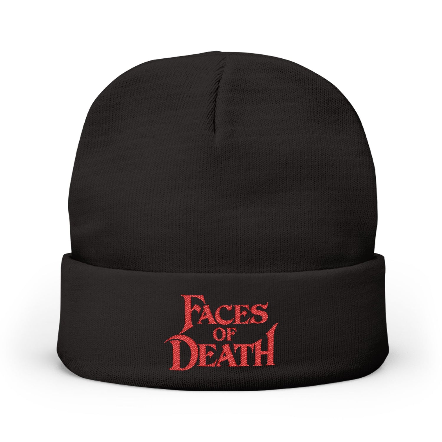 Faces of Death Embroidered Knit Beanie
