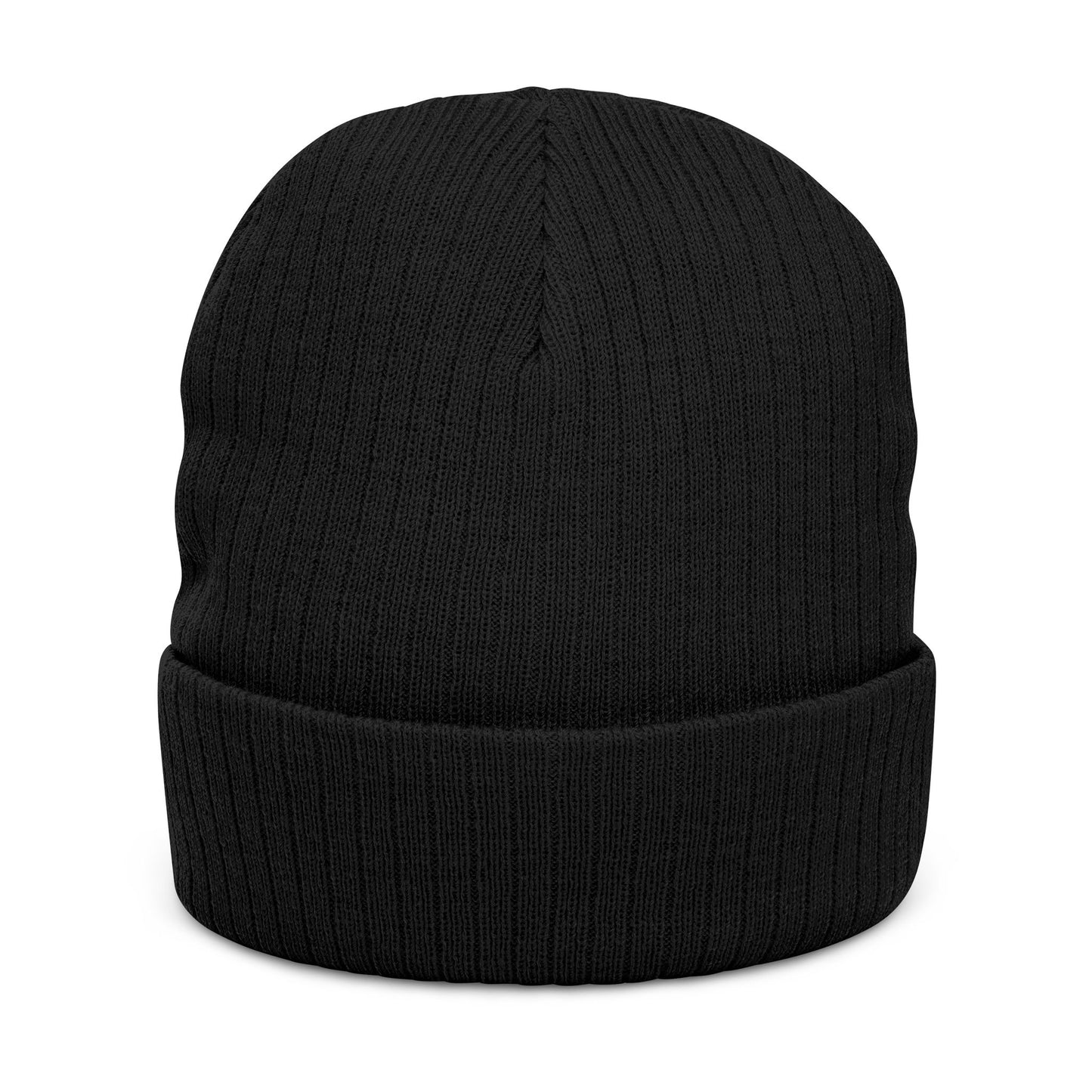 Shudder Logo Embroidered Ribbed Beanie