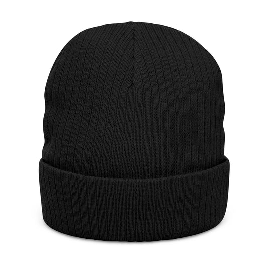 Shudder Logo Embroidered Ribbed Beanie