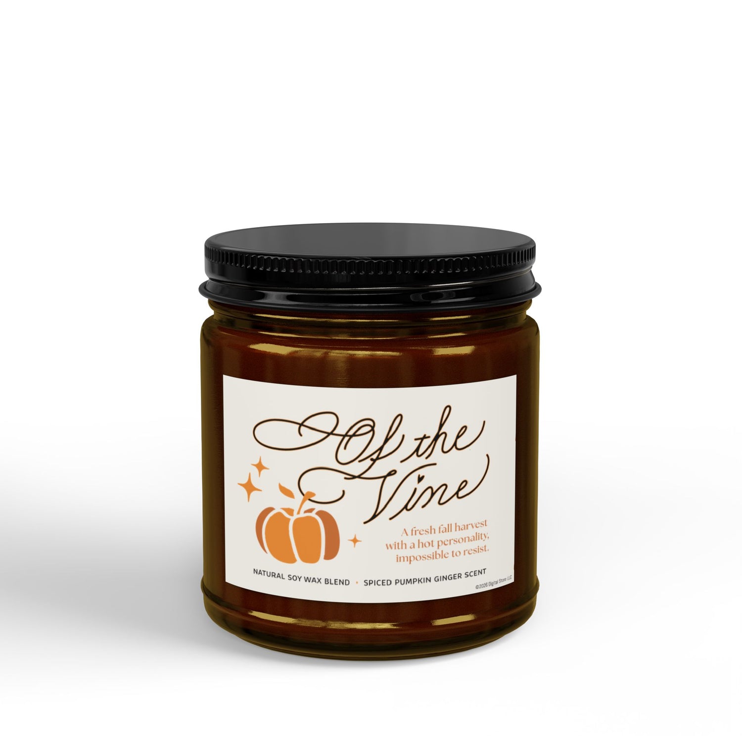 Of the Vine - Forbidden Fruits Pumpkin Scented Candle (4oz & 9oz)